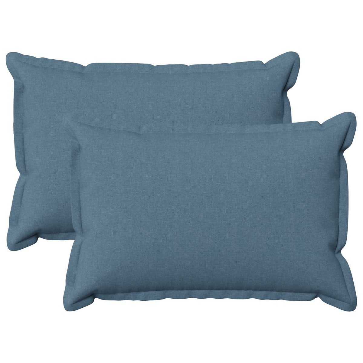 Cuscino 2 pz HOUTEN Blu jeans 50 x 75 cm Lino