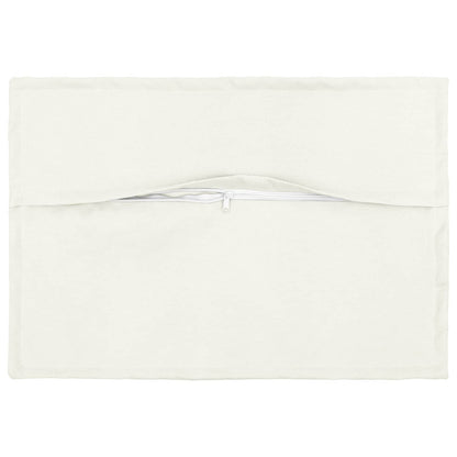 Cuscino 2 pz HOUTEN Bianco 50 x 80 cm Lino