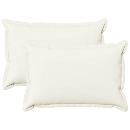 Cuscino 2 pz HOUTEN Bianco 50 x 80 cm Lino