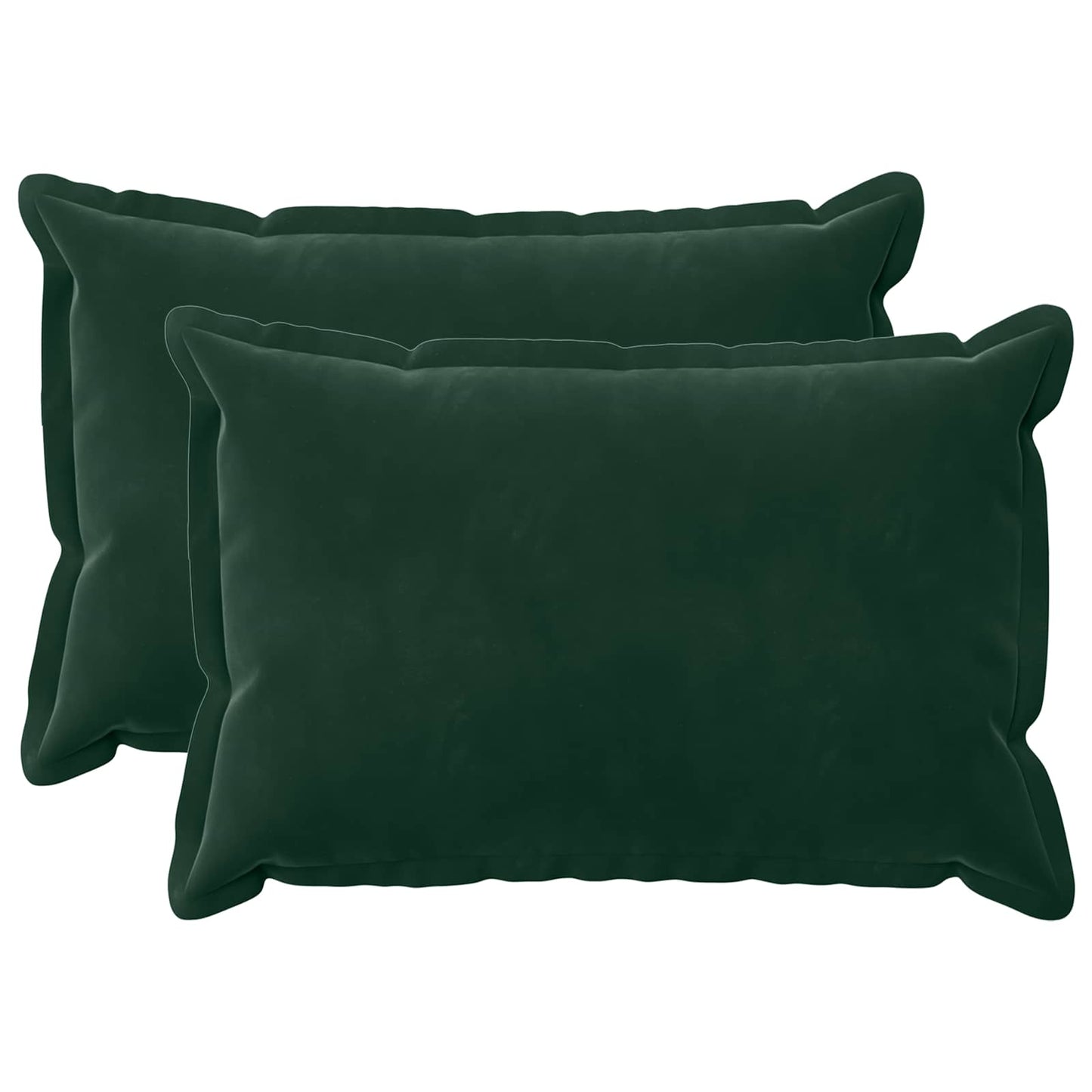 Cuscino con cuscino HOUTEN 2 pz Verde Scuro Velluto | homemem39