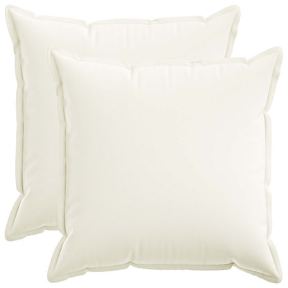Cuscino 2 pz HOUTEN Bianco 55 x 55 cm Lino