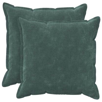 Cuscino 2 pz HOUTEN Blu mare 55 x 55 cm Fleece in microfibra