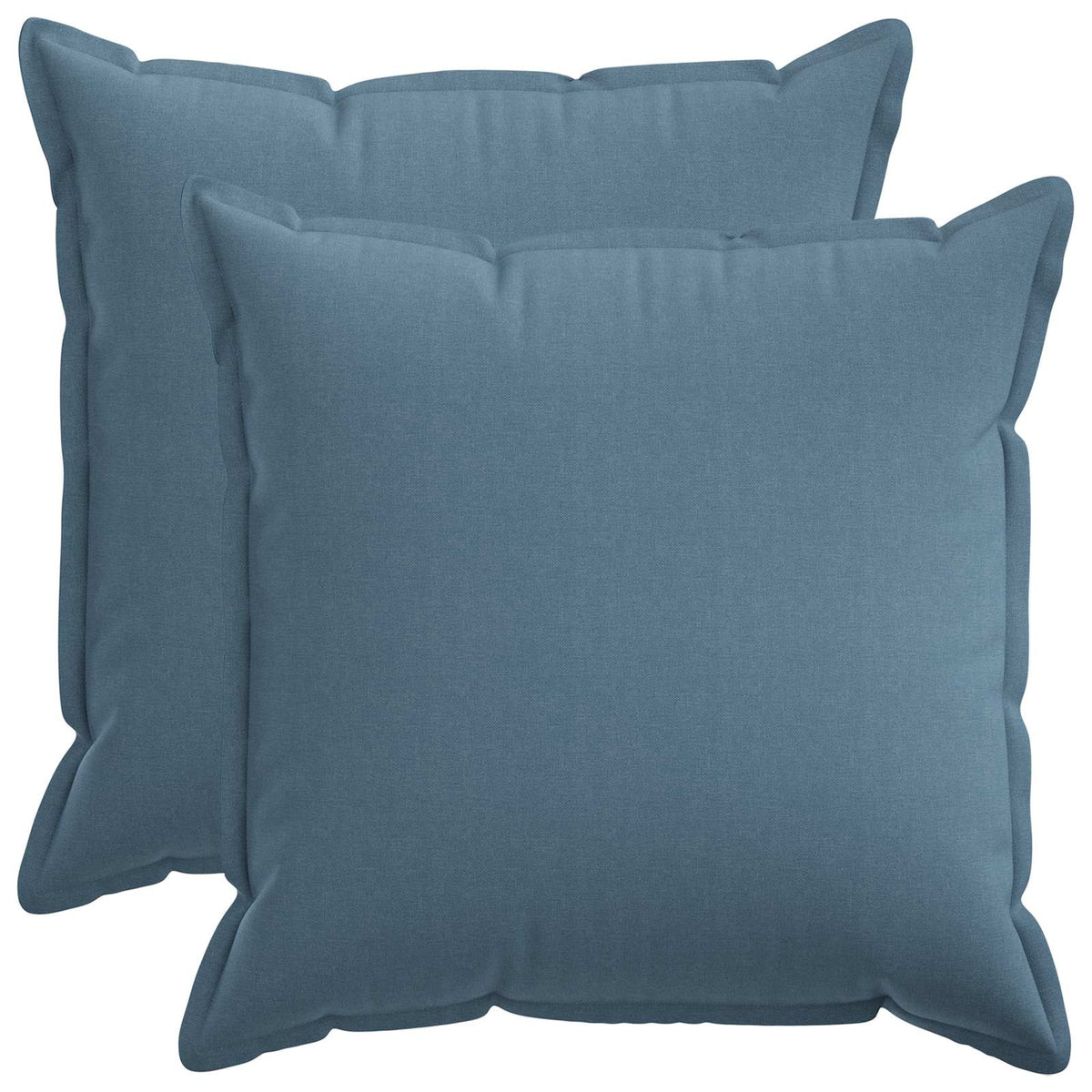 Cuscino 2 pz HOUTEN Blu jeans 60 x 60 cm Lino