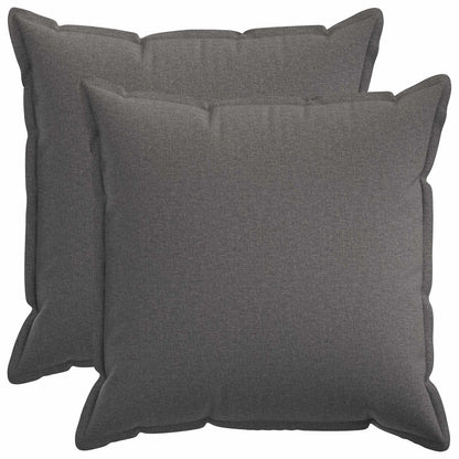 Cuscino 2 pz HOUTEN Grigio Chiaro 70 x 70 cm Lino