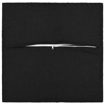Cuscino 2 pz HOUTEN Nero 70 x 70 cm Lino