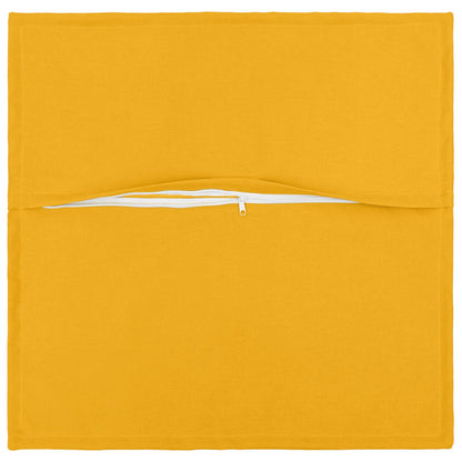 Cuscino 2 pz HOUTEN Giallo Chiaro 80 x 80 cm Lino