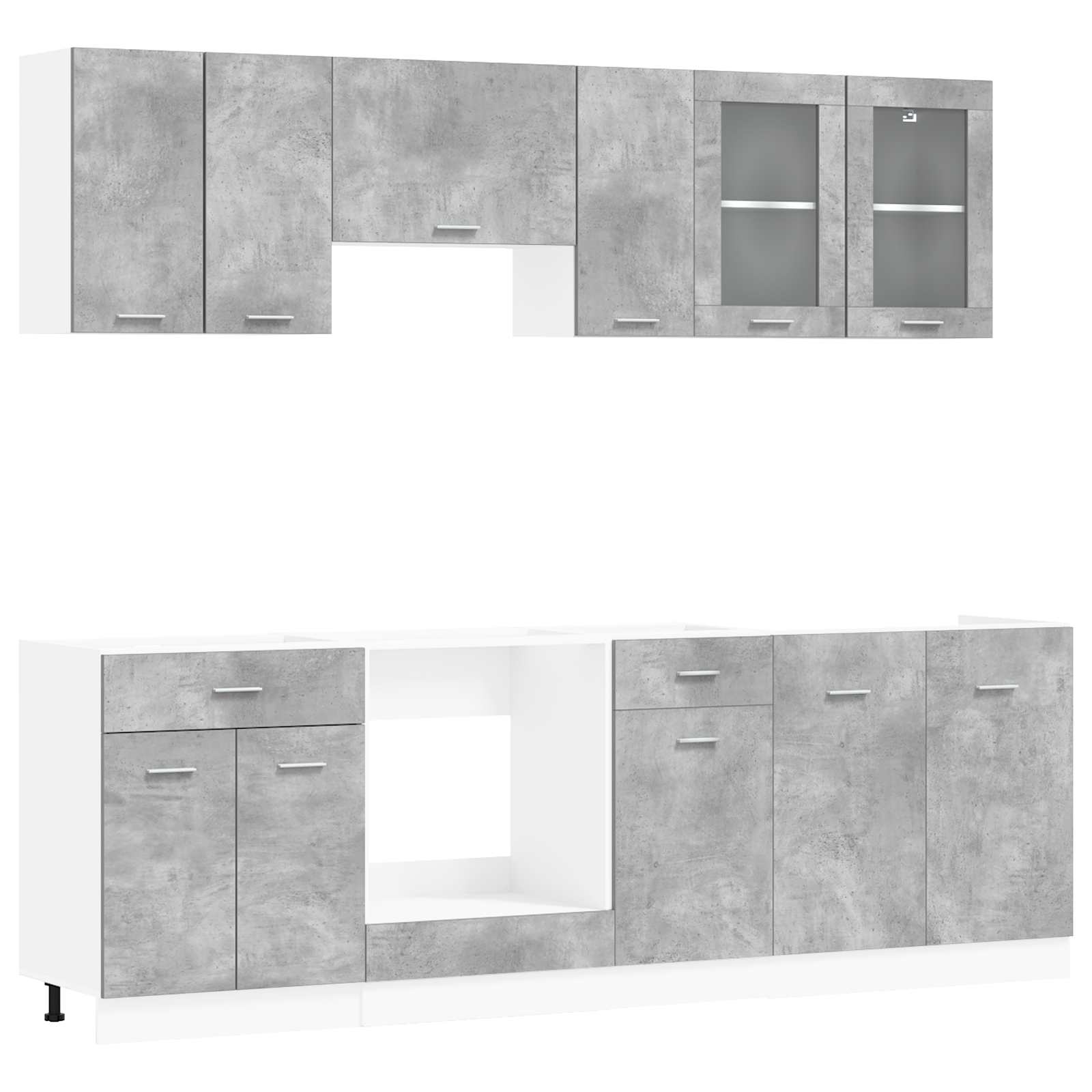 Unità Cucina Lyon 8 pcs Legno multistrato | homemem39