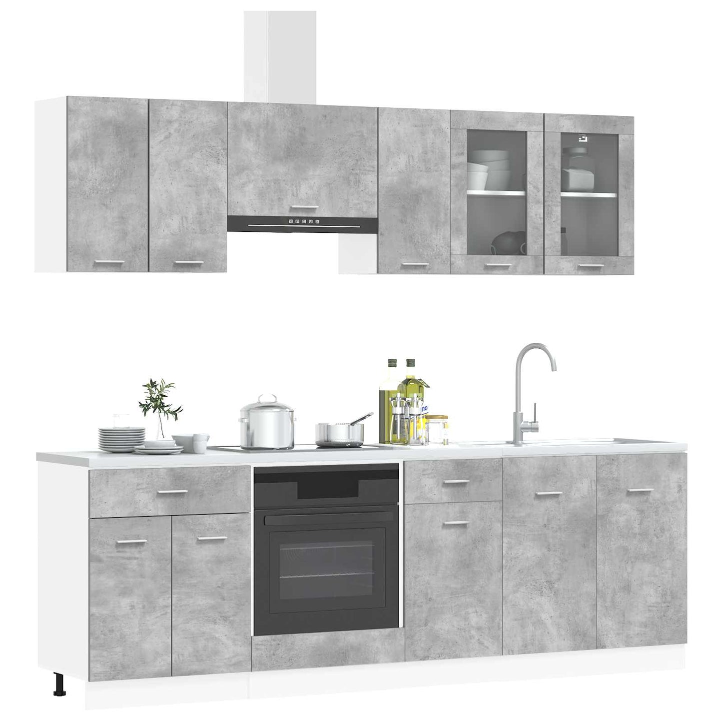 Unità Cucina Lyon 8 pcs Legno multistrato