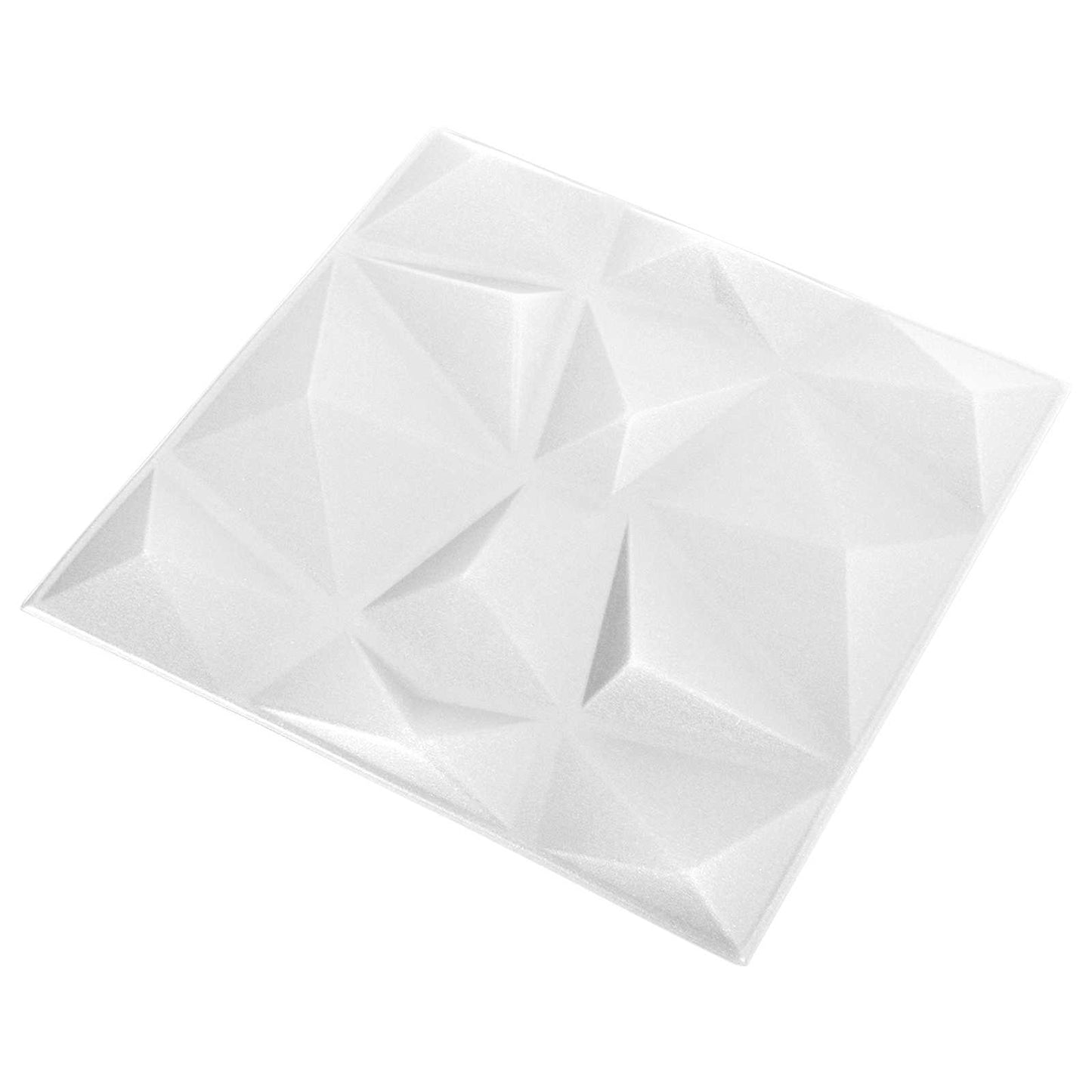 Pannelli da parete 12 pcs Bianco Origami 50 x 50 cm Schiuma XPS | homemem39