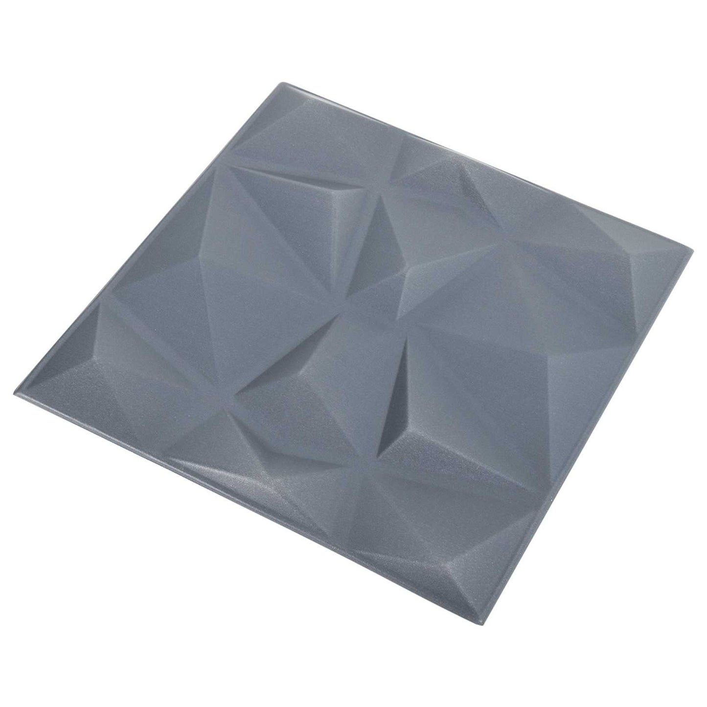 Pannelli da parete 24 pcs Grigio Diamante 50 x 50 cm | homemem39