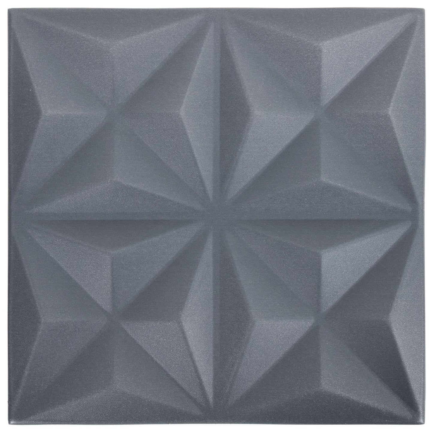 Pannelli da parete 24 pcs Origami Grigio 50 x 50 cm Schiuma XPS | homemem39