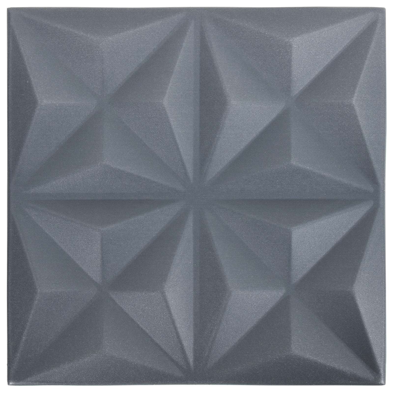 Pannelli da parete 24 pcs Origami Grigio 50 x 50 cm Schiuma XPS | homemem39