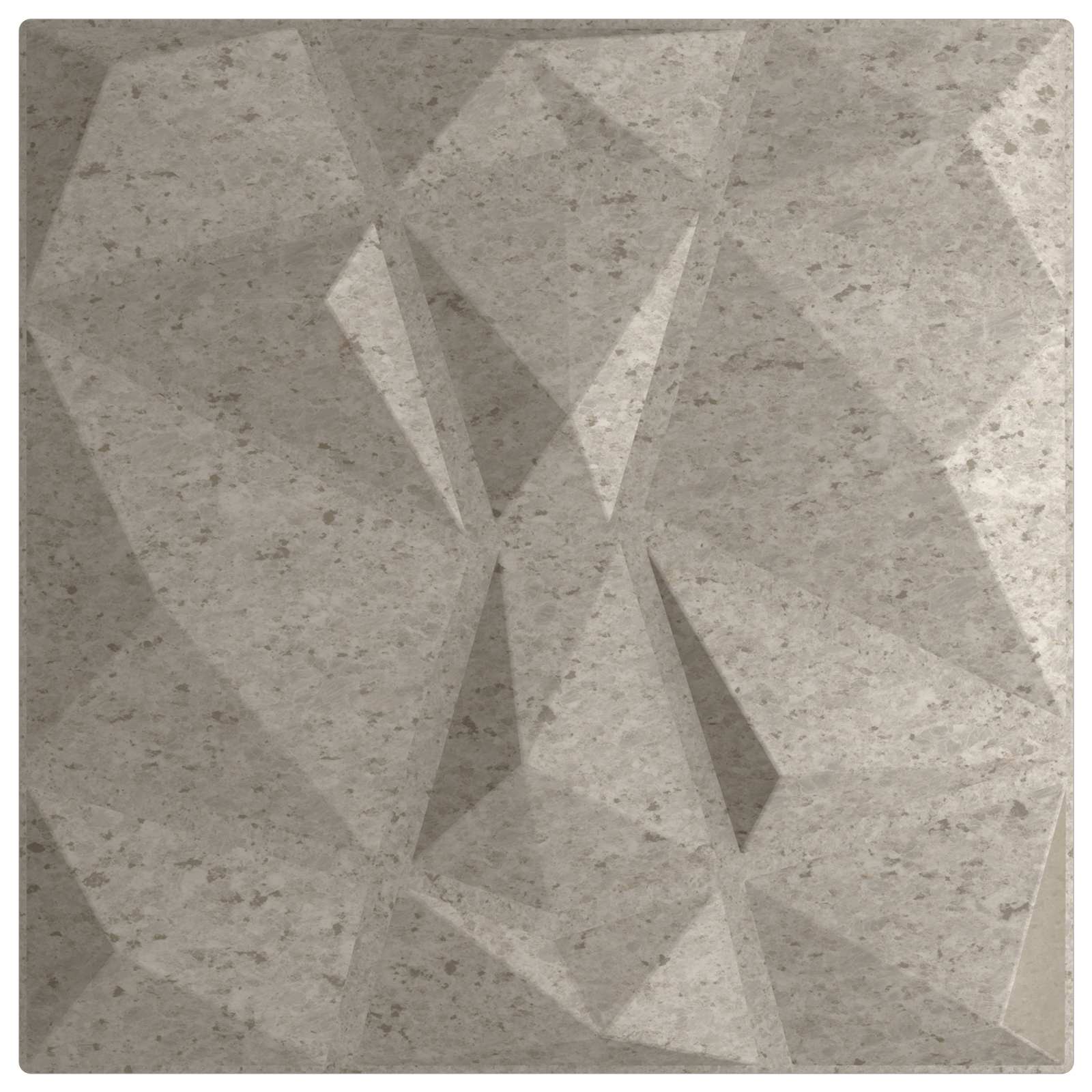 Pannelli da parete 24 pcs Grigio Cemento 50 x 50 cm Schiuma XPS | homemem39