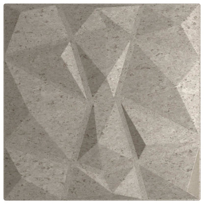 Pannelli da parete 48 pcs Grigio Cemento 50 x 50 cm Schiuma XPS | homemem39