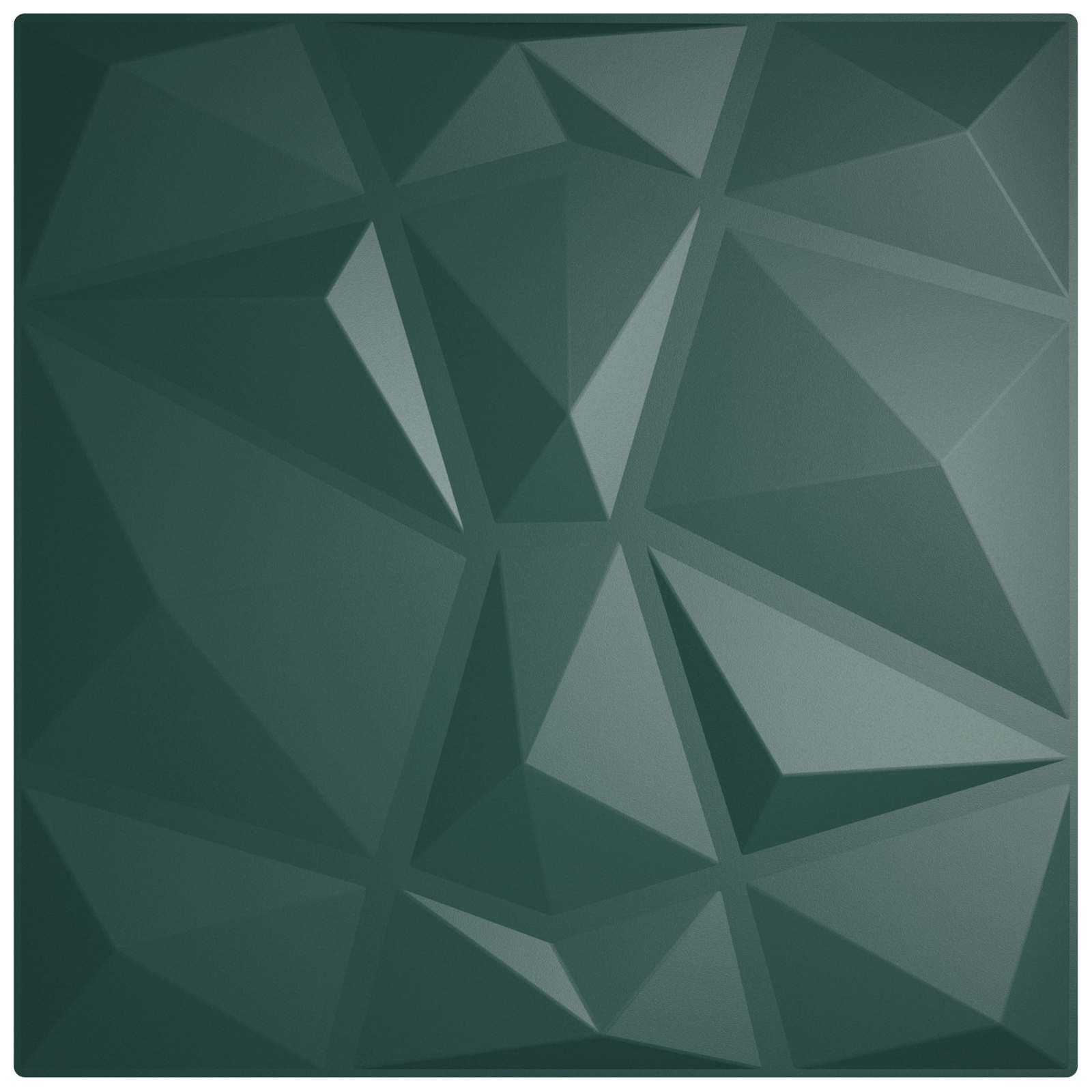 Pannelli da parete 48 pcs Verde 50 x 50 cm Schiuma XPS | homemem39