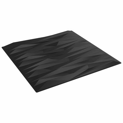 Pannelli da parete 24 pcs Pietra Nera 50 x 50 cm Schiuma XPS