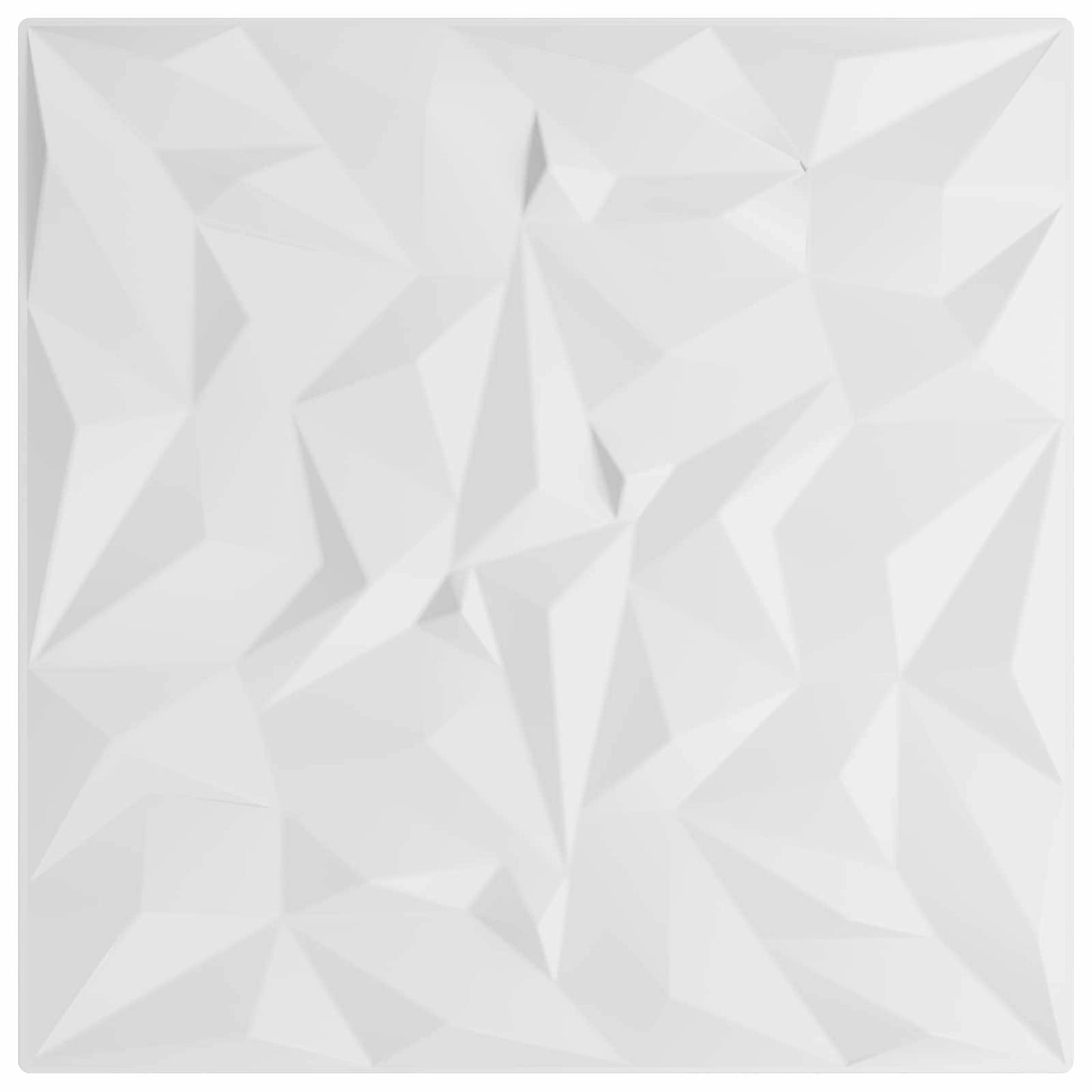 Pannelli da parete 48 pcs Bianco 50 x 50 cm Schiuma XPS | homemem39