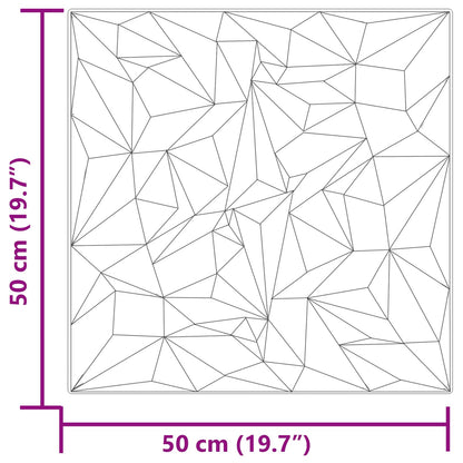 Pannelli da parete 12 pcs Grigio ametista 50 x 50 cm | homemem39