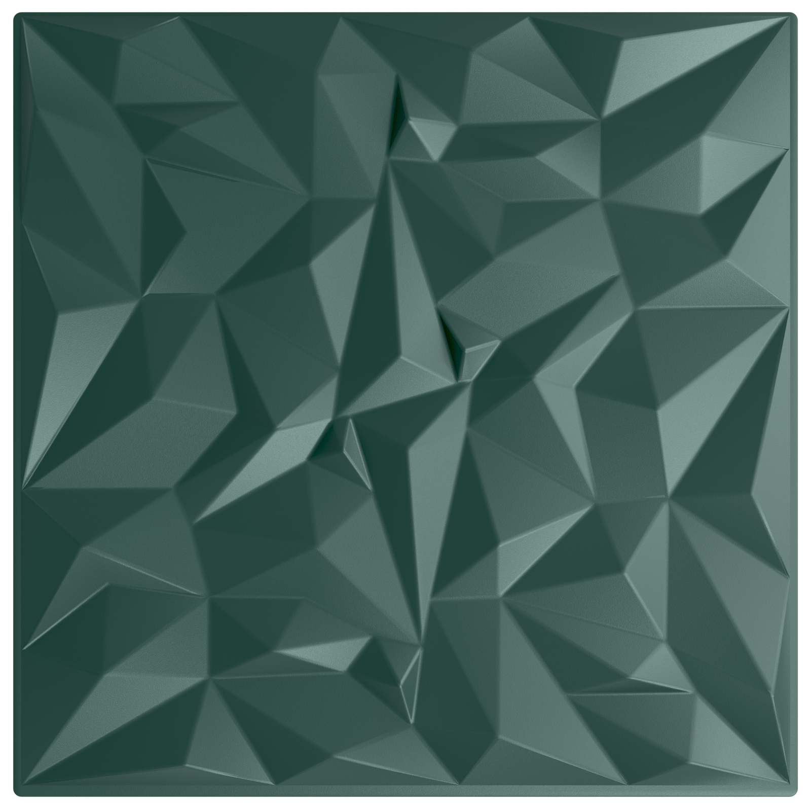 Pannelli da parete 12 pcs Verde ametista 50 x 50 cm Schiuma XPS | homemem39