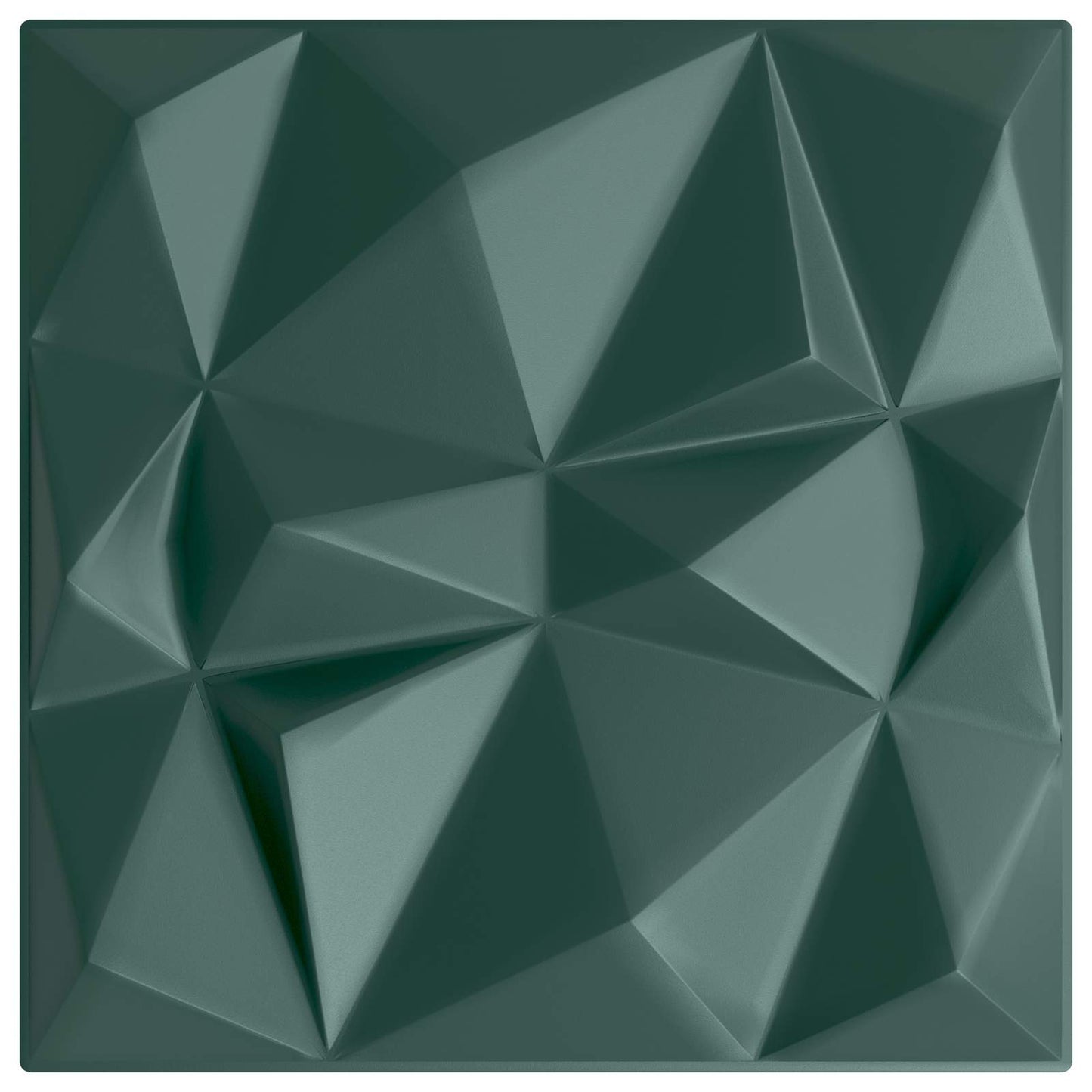 Pannelli da parete 12 pcs Verde Diamante 50 x 50 cm Schiuma XPS | homemem39