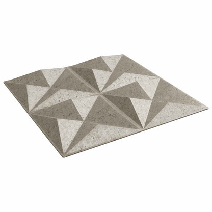 Pannelli da parete 24 pcs Beton Origami 50 x 50 cm Schiuma XPS
