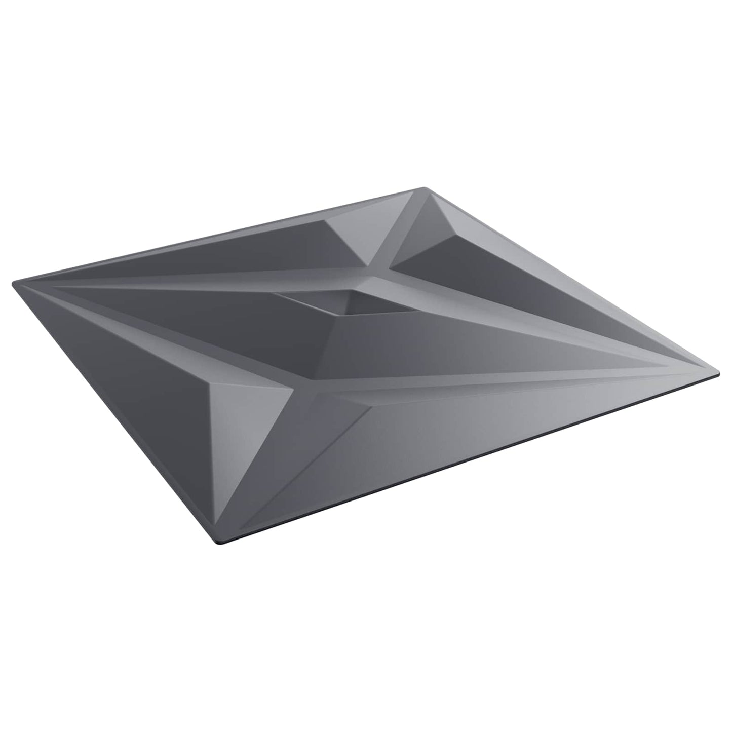 Pannelli da parete 48 pcs Grigio Stella 50 x 50 cm Schiuma XPS