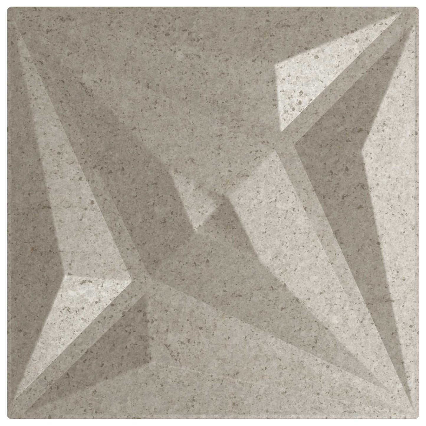 Pannelli da parete 24 pcs Beton Stella 50 x 50 cm Schiuma XPS | homemem39