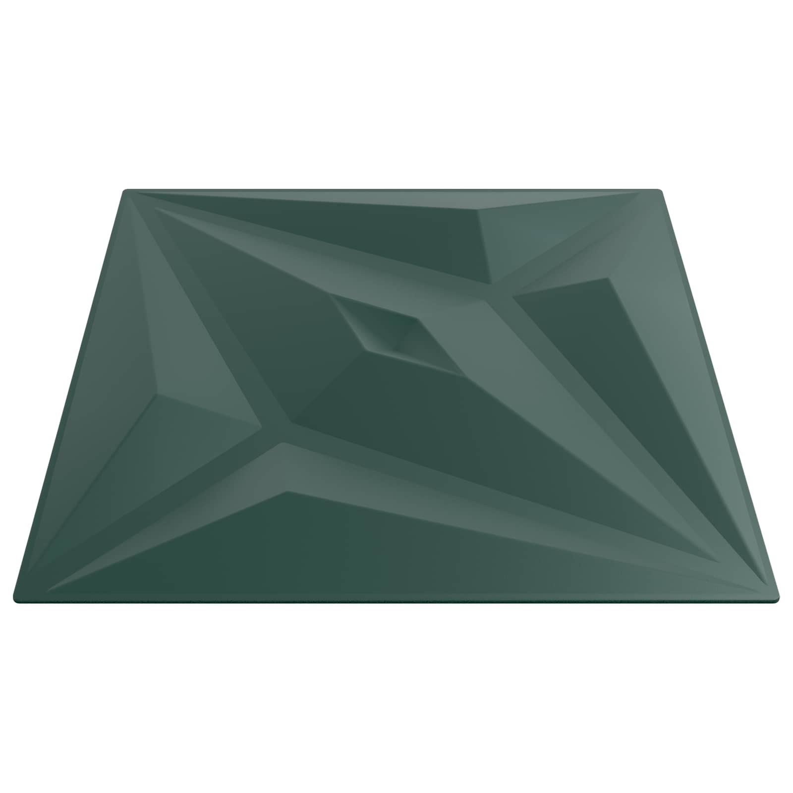 Pannelli da parete 48 pcs Verde Stella 50 x 50 cm Schiuma XPS | homemem39