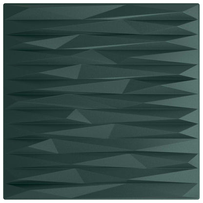 Pannelli da parete 48 pcs Verde pietra 50 x 50 cm Schiuma XPS | homemem39