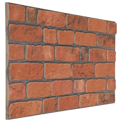 Pannelli da parete 10 pcs Terracotta 100 x 50 cm Schiuma EPS | homemem39