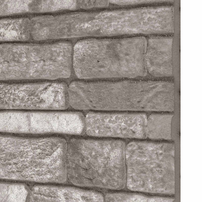 Pannelli da parete 10 pcs Grigio Scuro 100 x 50 cm Schiuma EPS | homemem39