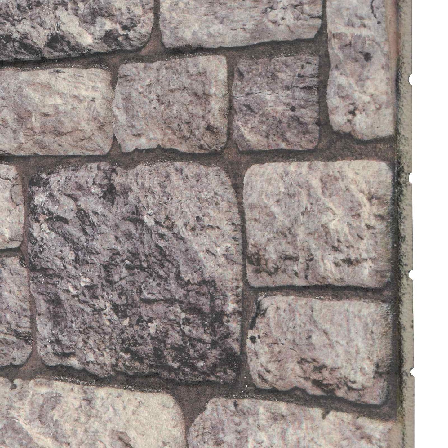 Pannelli da parete 10 pcs Grigio e Bianco 100 x 50 cm | homemem39