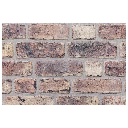 Pannelli da parete 10 pcs Marrone Scuro 100 x 50 cm Schiuma EPS