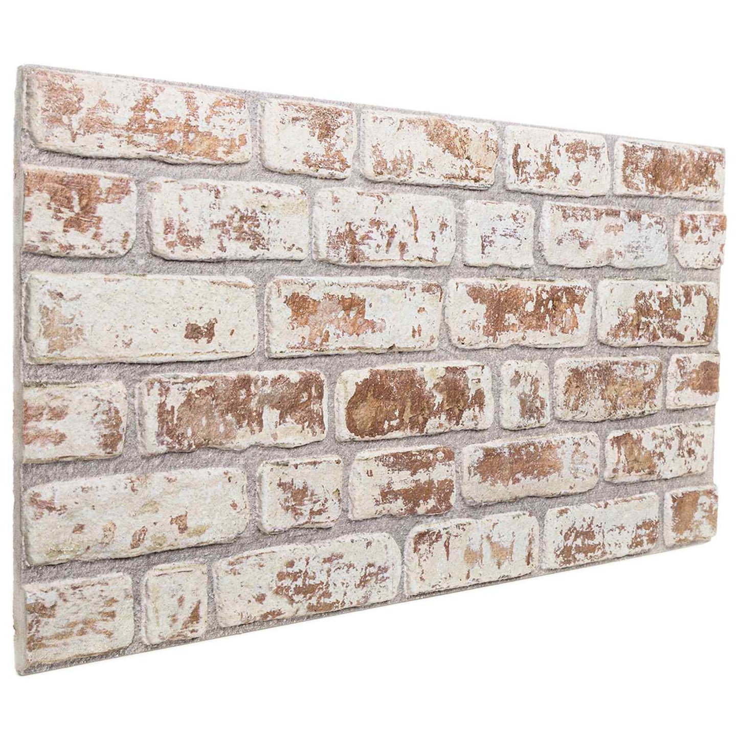 Pannelli da parete 10 pcs Rosso e Bianco 100 x 50 cm