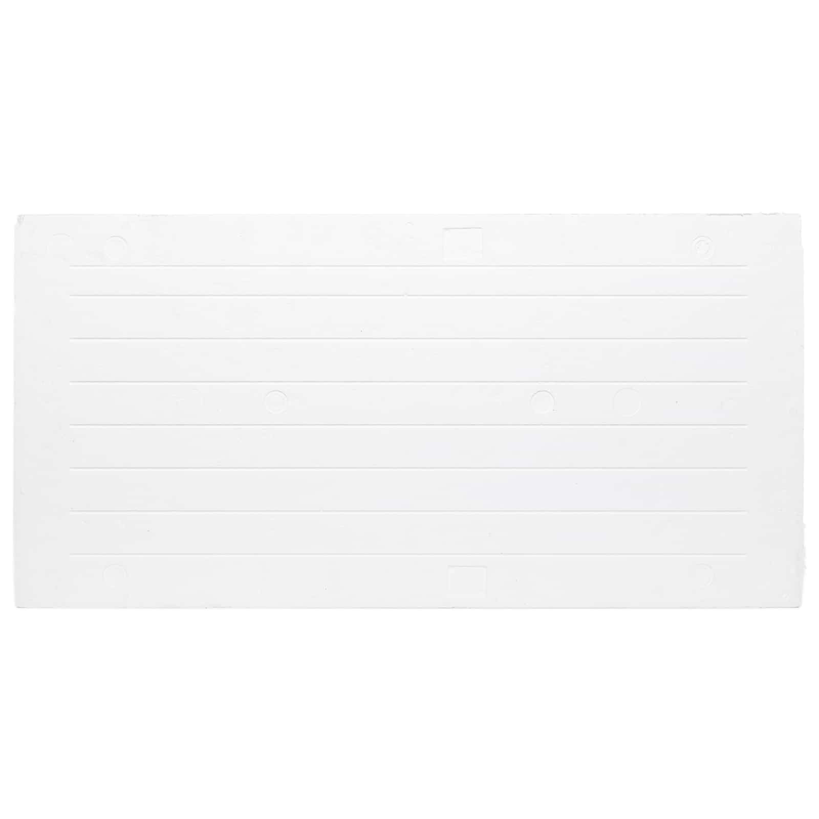 Pannelli da parete 10 pcs Rosso e Bianco 100 x 50 cm | homemem39