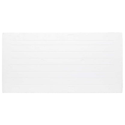 Pannelli da parete 10 pcs Rosso e Bianco 100 x 50 cm | homemem39