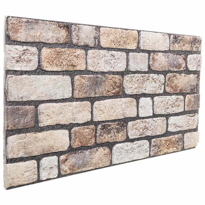 Pannelli da parete 10 pcs Marrone Chiaro 100 x 50 cm