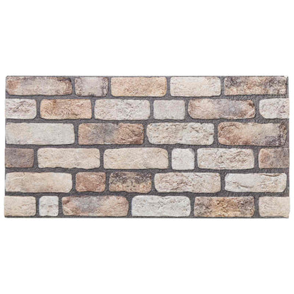Pannelli da parete 10 pcs Marrone Chiaro 100 x 50 cm