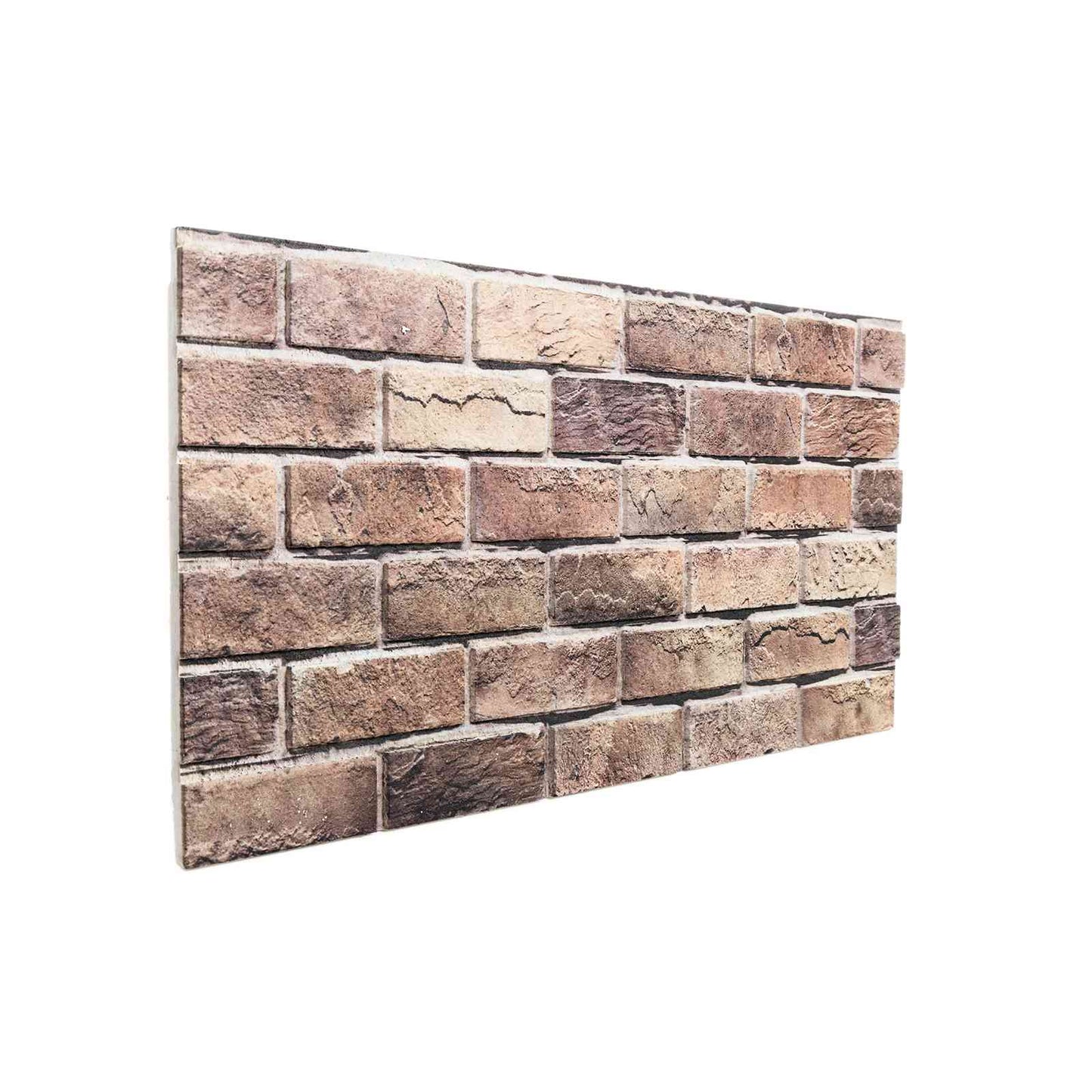 Pannelli da parete 10 pcs Marrone e Grigio 100 x 50 cm | homemem39