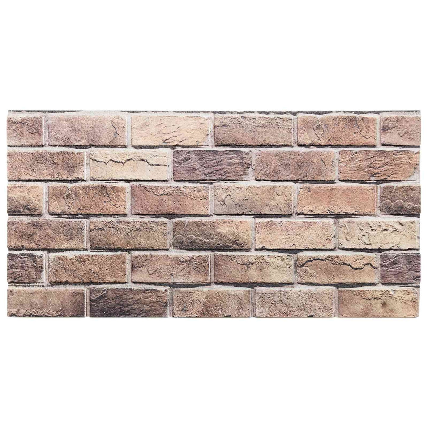 Pannelli da parete 10 pcs Marrone e Grigio 100 x 50 cm | homemem39