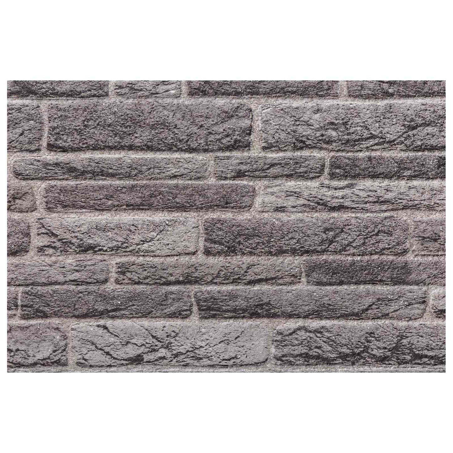 Pannelli da parete 10 pcs Antracite 100 x 50 cm Schiuma EPS | homemem39