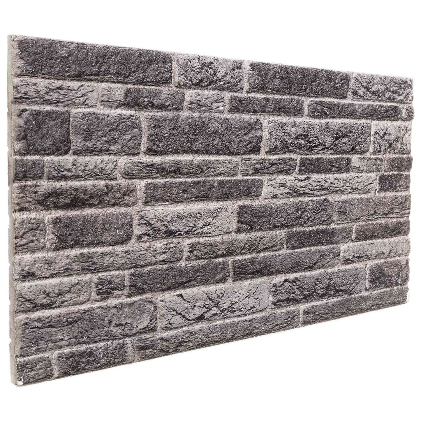 Pannelli da parete 10 pcs Antracite 100 x 50 cm Schiuma EPS | homemem39