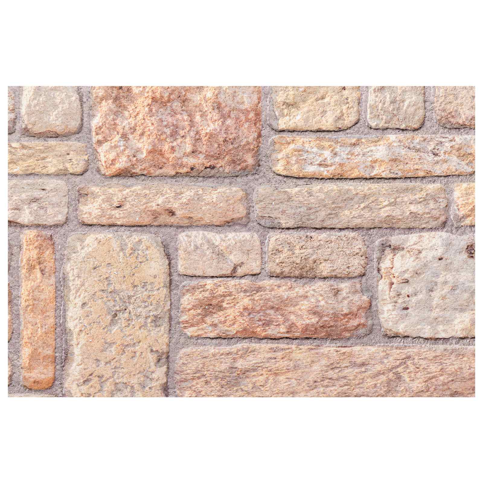 Pannelli da parete 10 pcs Marrone chiaro e bianco 100 x 50 cm | homemem39