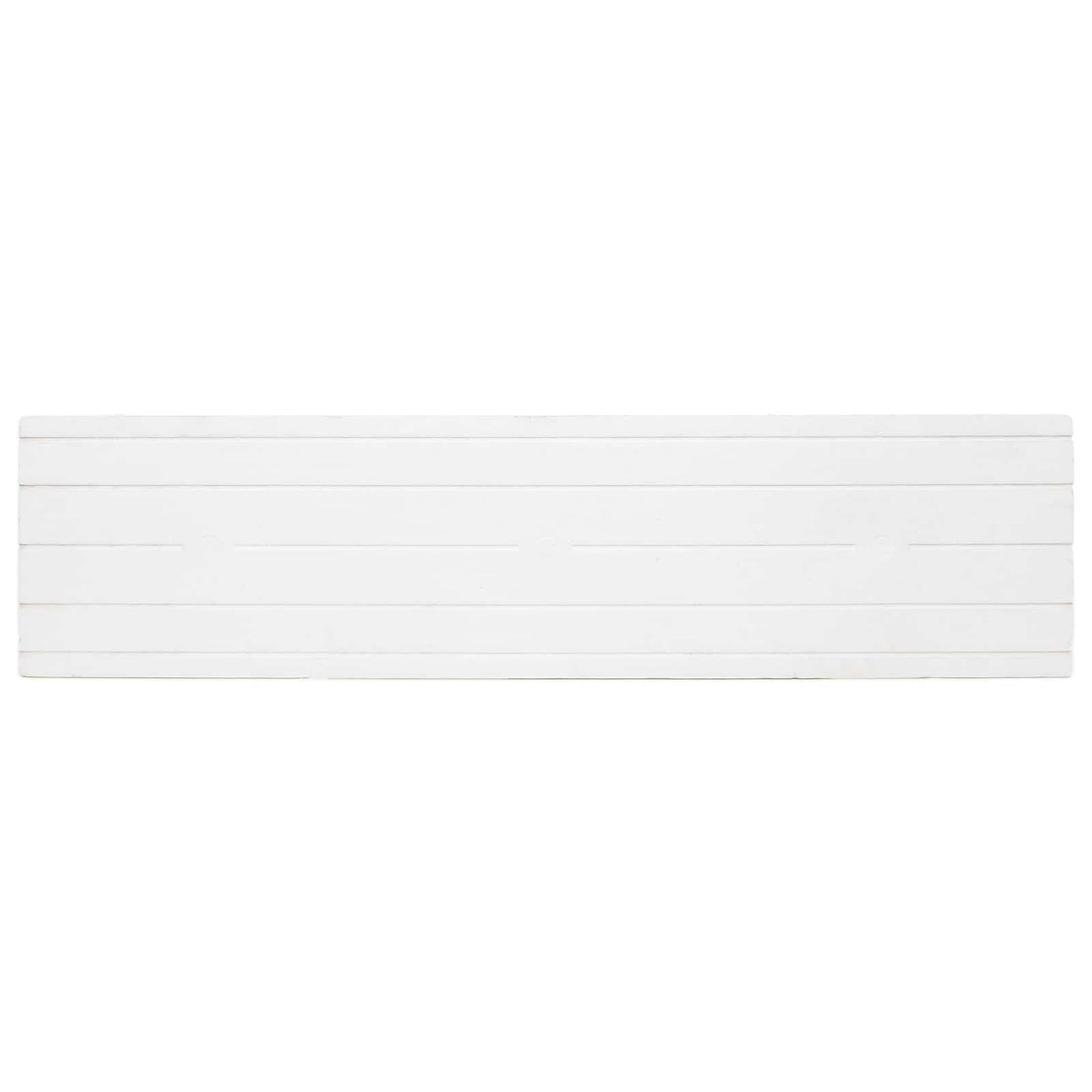 Pannelli da parete 10 pcs Bianco e rosso 100 x 25 cm | homemem39