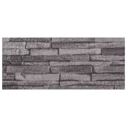 Pannelli da parete 10 pcs Antracite 100 x 25 cm Schiuma EPS | homemem39