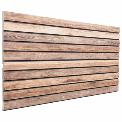 Pannelli da parete 10 pcs Marrone Chiaro 100 x 50 cm | homemem39