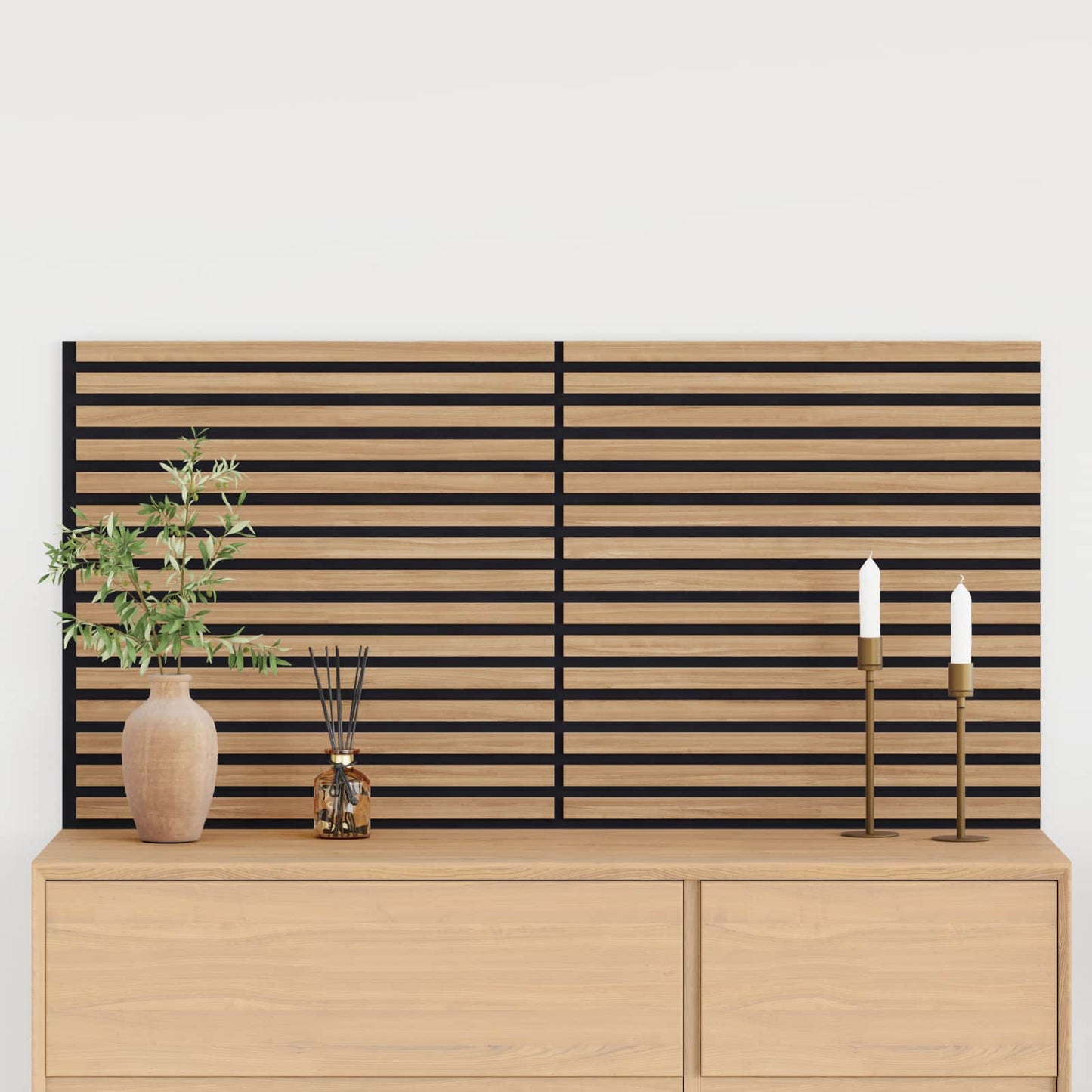 Pannelli da parete 2 pcs Naturale 60,5 x 60 cm | homemem39