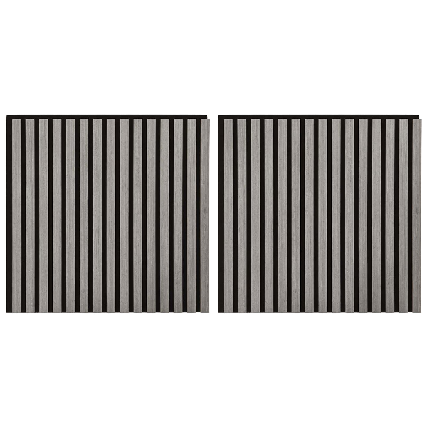 Pannelli da parete 2 pcs Grigio 60,5 x 60 cm