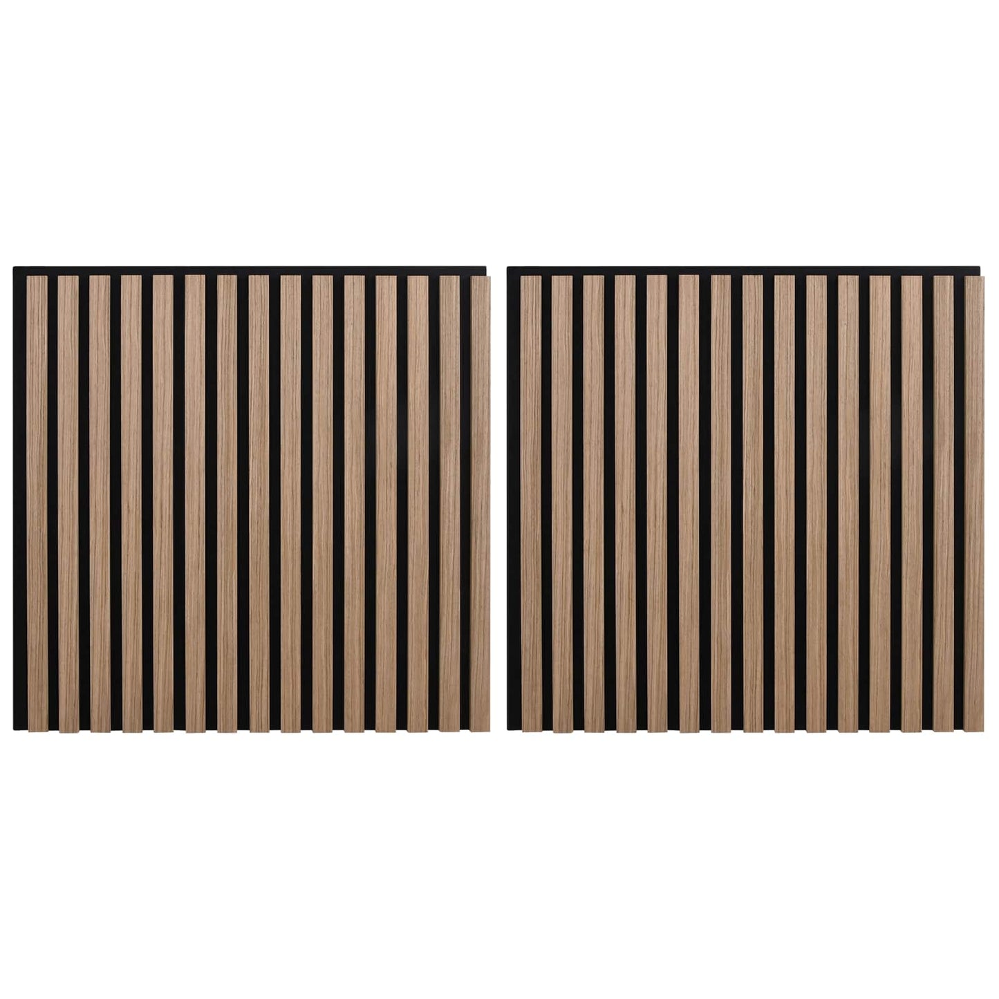Pannelli da parete 2 pcs Marrone 60,5 x 60 cm