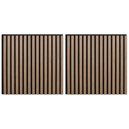 Pannelli da parete 2 pcs Marrone 60,5 x 60 cm